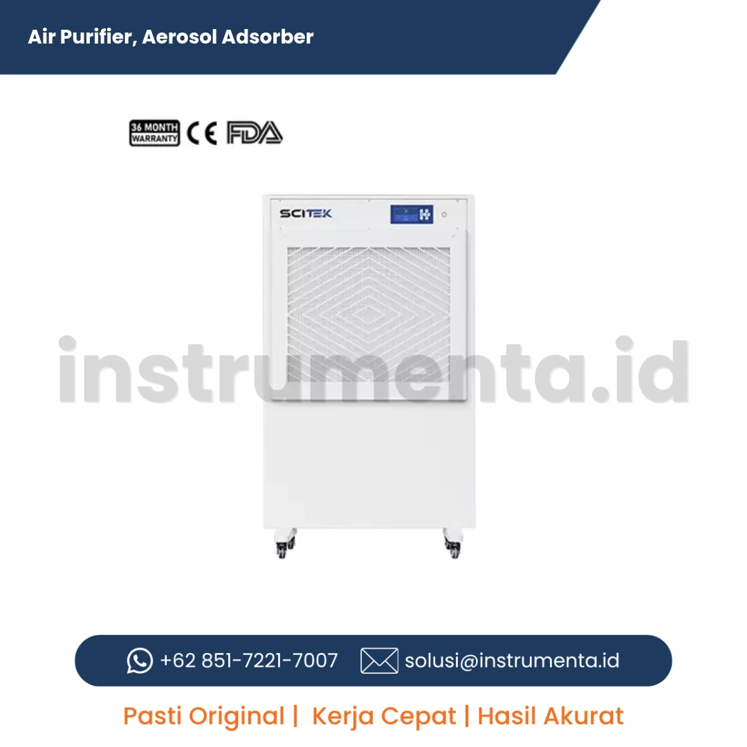 Official Supplier Air Purifier Aerosol Adsorber Scitek ADP-10000 Pensteril Udara Laboratorium Heavy Duty